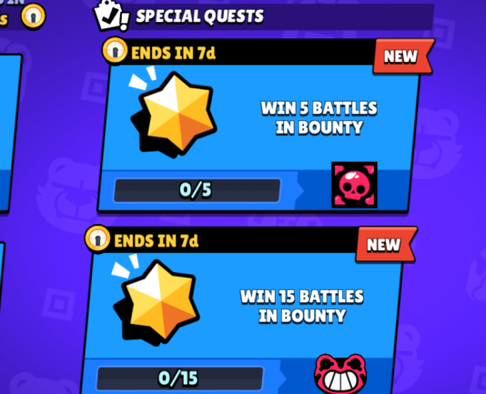 BrawlStarsBTLN's tweet photo. 🐸 The #SaveTheFrogs event is now available

⭐ Special Bounty Mode is now available! (Earn Frogs and get: Power Points, Coins and BLINGS!!!!)

🧙‍♀️ Two NEW Quests for an Icon and a Pin has been released!

#BrawlStars #TheRescue #RumbleJungle #SaveTheFrog #Bounty #Blings https://t.co/5jVs5oAbOi