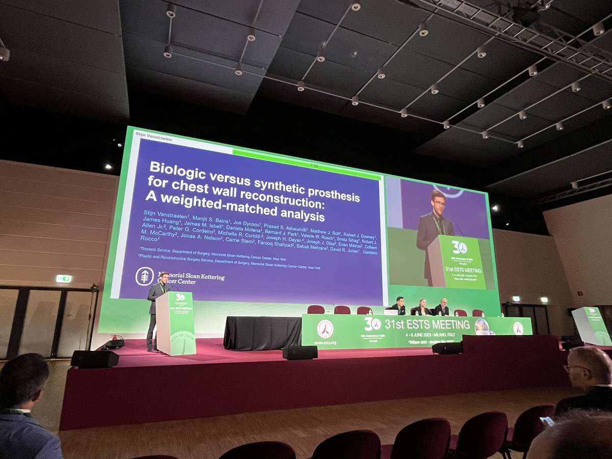 Daniela_Molena's tweet photo. Congrats Stijn Vanstraelen, Gaetano Rocco and @MSK_Thoracic for presenting at the Brompton session #ESTS2023
Hard work pays off 👏🏻@JonesDavid2013 #patientcenteredapproach
#proudofmskresearchfellows https://t.co/hkpc4PG0Zh