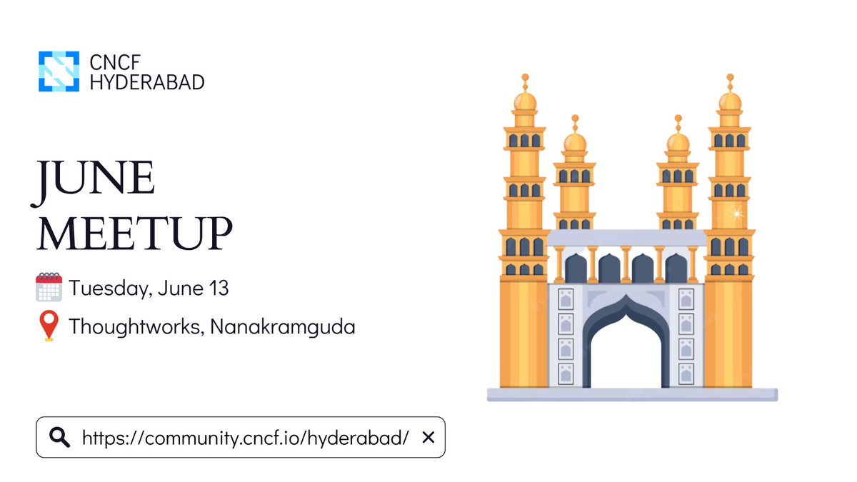 Join us for our June @CloudNativeFdn meetup focused on #WASM. 🚀

Discover the power of WebAssembly. Learn about the latest trends and developments & Network with fellow enthusiasts.

RSVP: community.cncf.io/events/details…

#CNCFHyderabad #CNCFHyd
