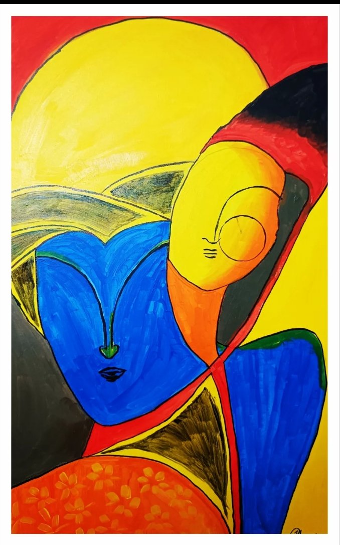 LazyWife_'s tweet photo. A solace to the illusioned mind
#krishna #bluegod #mohanshakti #mentalhealth #mentalwellbeing #semiabstract #artbuyer #artcollector #arthunter #artistsontwitter https://t.co/3TWvUyJwus