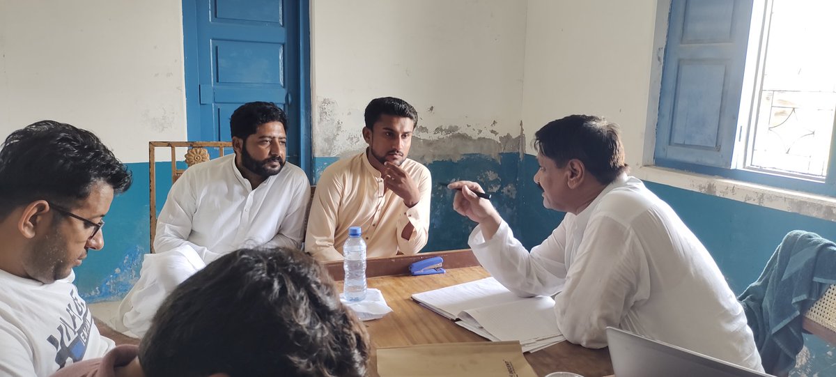 Today meeting was held with Ad Saeed at #BISP center Taluka Shahdadpur District #Sanghar With #PSF Team @BBhuttoZardari
@PPPMEDIACELLSIN @UmraniBuxAli3 @AsadAliZardari0