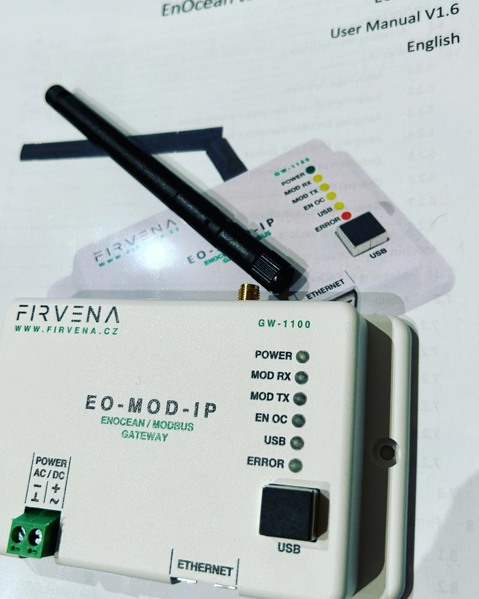 New toy to be tested. Thanks to @firvenasro #enocean         #modbus #gateway #smartbuilding