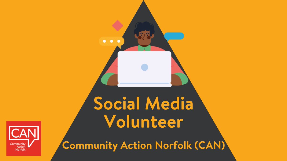 For this years National Volunteering Week, we thought we'd share with you some exciting volunteering opportunities!

Help Community Action Norfolk increase awareness of their organisation on social media as a Social Media Volunteer, apply now 👉 bit.ly/3oHMM0f