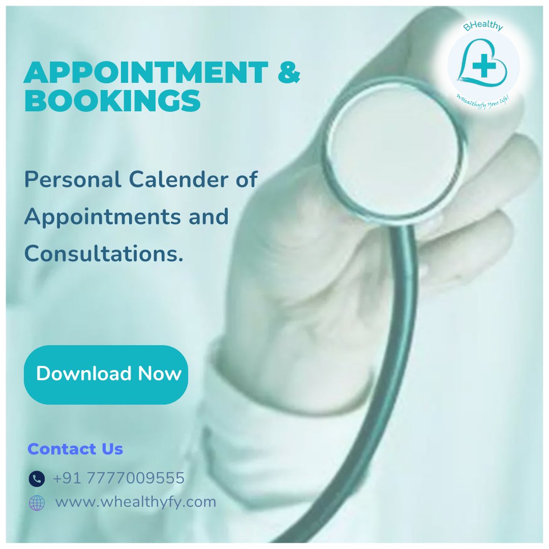 Your health, your schedule. BHealthy helps you manage your appointments effortlessly.

Download #BHealthyappnow

#WHealthyfy #BHealthy #BHealthyapp #BookAppointments #trackappointmentqueue #reduce #waittime #PreferredDoctors #HealthcareJourney #Doctor #consultation #QuickBookings