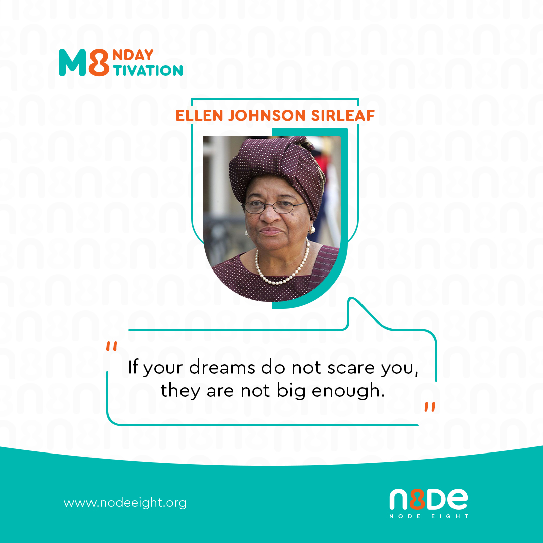 It is the perfect day to chase your dreams fearlessly. Remember, if your dreams don't intimidate you, they're not big enough. Dream big, conquer your fears, and make this week your own.

#nodeeight #MondayMotivation  #DigitalInnovationHub