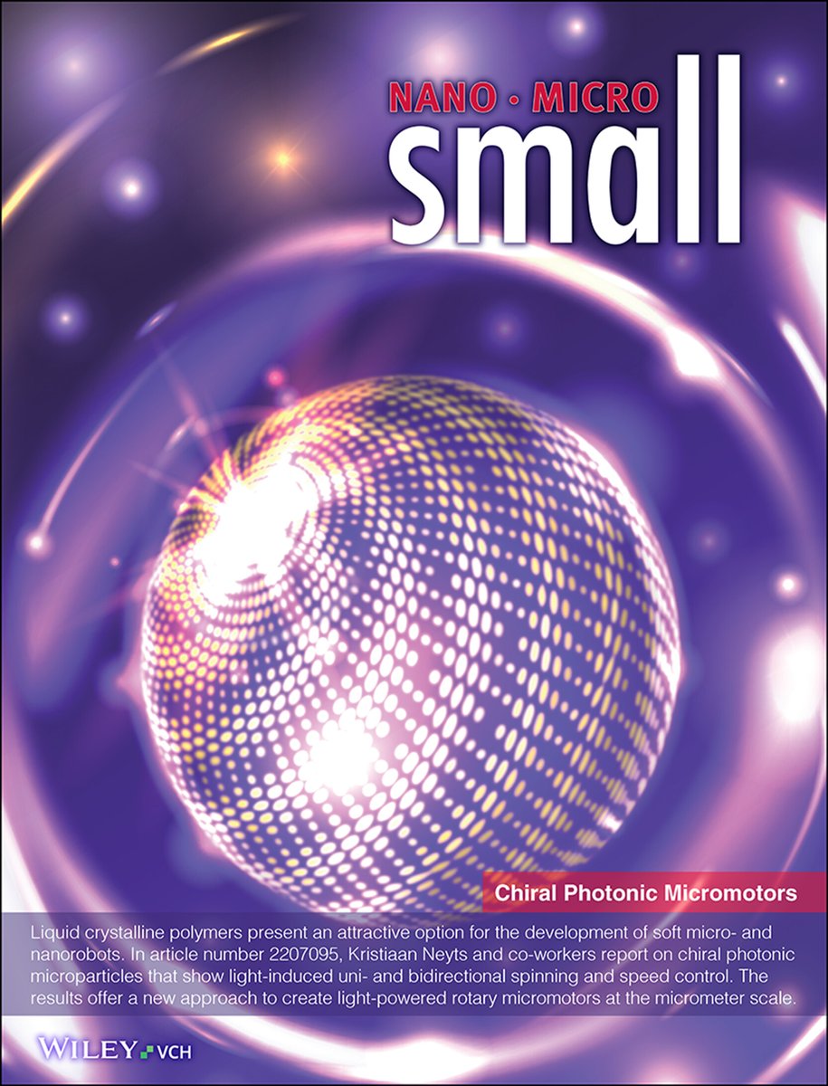 LCP@UGent (@lcp_ugent) on Twitter photo Our research in collaboration with Albert Schenning's group (<a href="/TUeindhoven/">TU Eindhoven</a> ) about #light-powered chiral #micromotors is published in May 2023 issue of 'Small' with <a href="/Yera_Ussembayev/">Yera Ussembayev</a> and
<a href="/KristiaanNeyts/">Kristiaan Neyts</a> at <a href="/ugent_fea/">Faculty of Engineering and Architecture UGent</a>
onlinelibrary.wiley.com/doi/10.1002/sm…
#nanotechnology #photonics #chemistry Our research in collaboration with Albert Schenning's group (<a href="/TUeindhoven/">TU Eindhoven</a> ) about #light-powered chiral #micromotors is published in May 2023 issue of 'Small' with <a href="/Yera_Ussembayev/">Yera Ussembayev</a> and
<a href="/KristiaanNeyts/">Kristiaan Neyts</a> at <a href="/ugent_fea/">Faculty of Engineering and Architecture UGent</a>
onlinelibrary.wiley.com/doi/10.1002/sm…
#nanotechnology #photonics #chemistry
