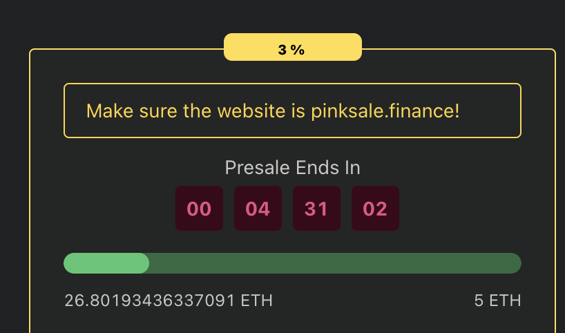 ⏰4 HOURS LEFT

📣 FINAL CALL

#AIDOGEX ETH PRESLAE IS ENDING SOON.

pinksale.finance/launchpad/0x29…

<a href="/elonmusk/">Elon Musk</a> <a href="/SpaceX/">SpaceX</a> #AIDOGE #Dogecoin