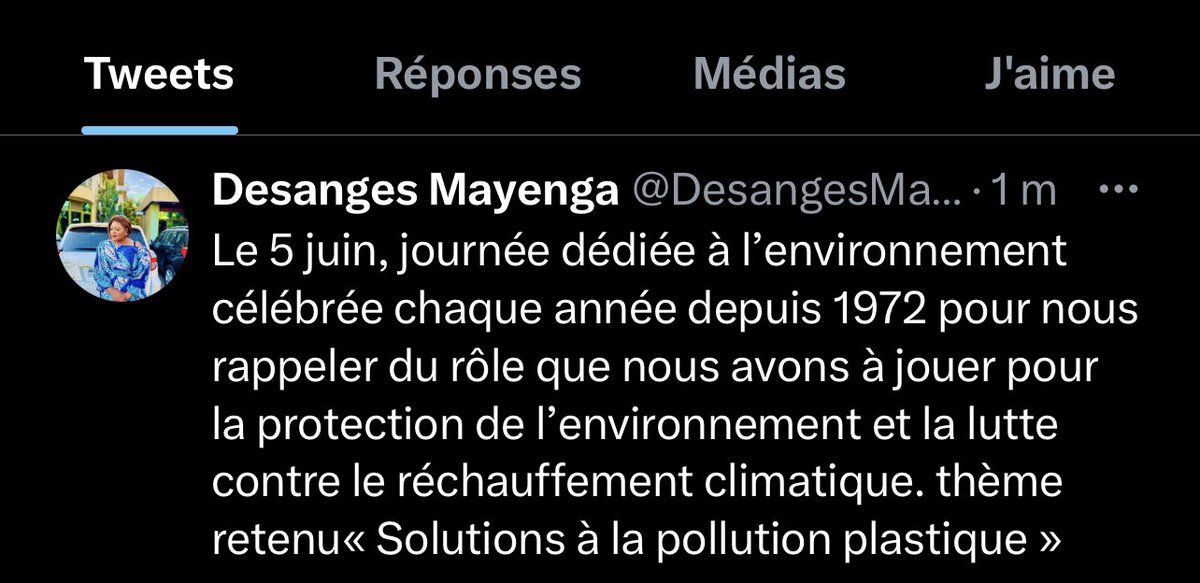 DesangesMayenga's tweet photo. Nous avons le devoir de nous impliquer chacun à son niveau pour combattre le réchauffement climatique au besoin limiter la pollution . cela passe également à travers une bonne gestion de nos déchets. Bonne JME à tous et particulièrement à tous les écolo #environnement #FDAPID https://t.co/hfUK0mFDKF