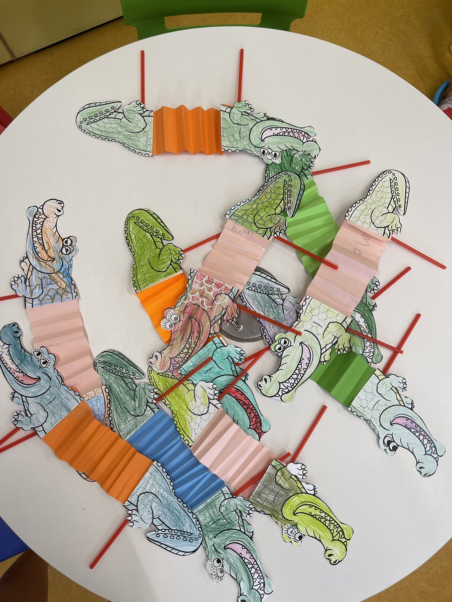 celine_chane's tweet photo. Projet d’équipe pour cette fin de trimestre… « Ahh les 🐊🐊🐊… » 🎶 @afhongkong 
#learnfrench #frenchsongs #fleprecoce #maternelles #preschoolers #learnandplay #flehk #afhk https://t.co/ocqfkZhs1w