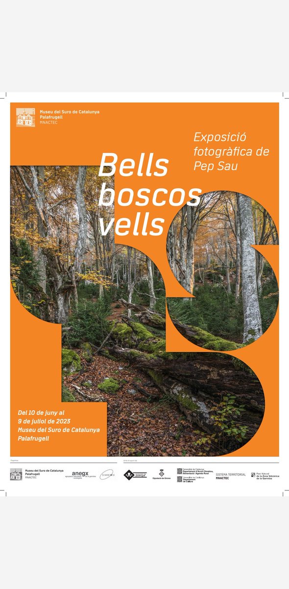 Simbiosi porta l'exposició fotogràfica dels boscos madurs de Catalunya "Bells Boscos Vells " al Museu del Suro de Catalunya. Palafrugell.