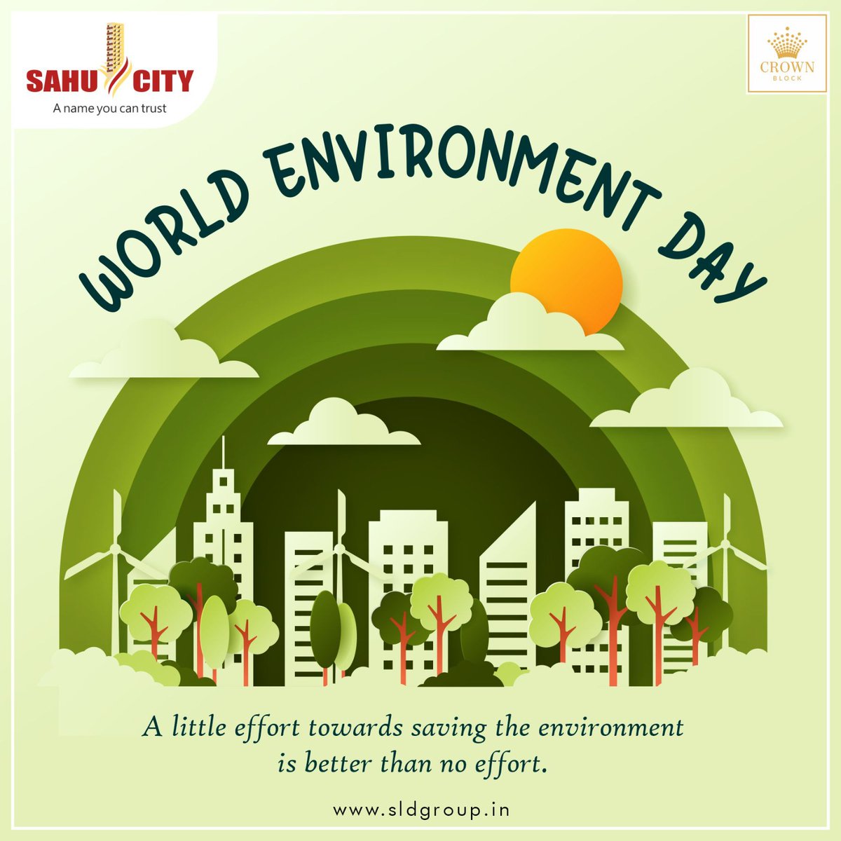 Sldgrouplko's tweet photo. On the occasion of #WorldEnvironmentDay, let us pledge to work hard in making #Earth a greener and healthier place to live. Let us come together to plant more trees and spread greenery.

#WorldEnvironmentDay2023 #environment #savenature #savetheenvironment #SahuCity https://t.co/UflByolIXN