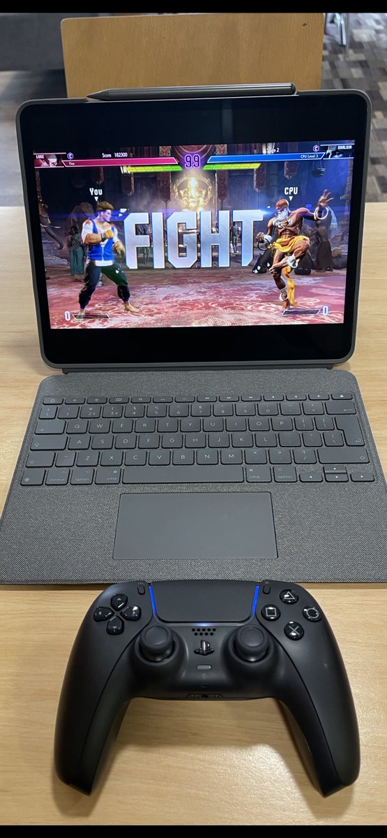 Monday morning… 😁😁

#StreetFighter6 #PS5 #RemotePlay #iPadPro