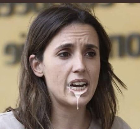 ever_rebel's tweet photo. @IreneMontero Que te saques de la boca la polla del chepas, que se te entiende fatal al escribir, #ExChocheteDelChepas. https://t.co/cnxPxRfOl8