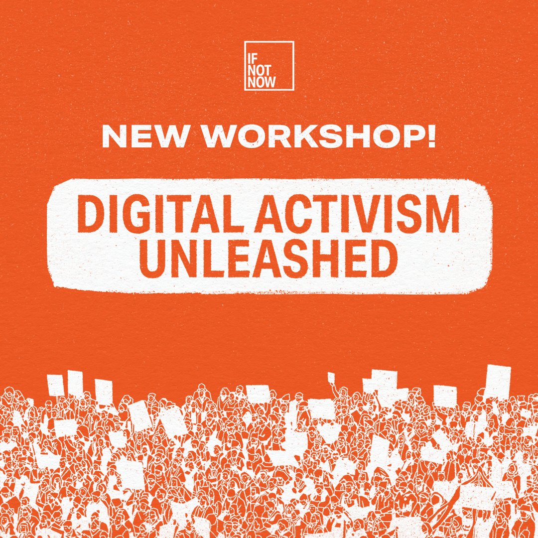 ifnotnowagency's tweet photo. Digital Activism Unleashed 

Introducing our new first-of-a-kind workshop series! 

Learn the skills & insights needed to run successful stunt-led digital activism campaigns with our team of experts.

Find out more 👇https://t.co/CBmwUidKqr

#DigitalWorkshop #DigitalActivism