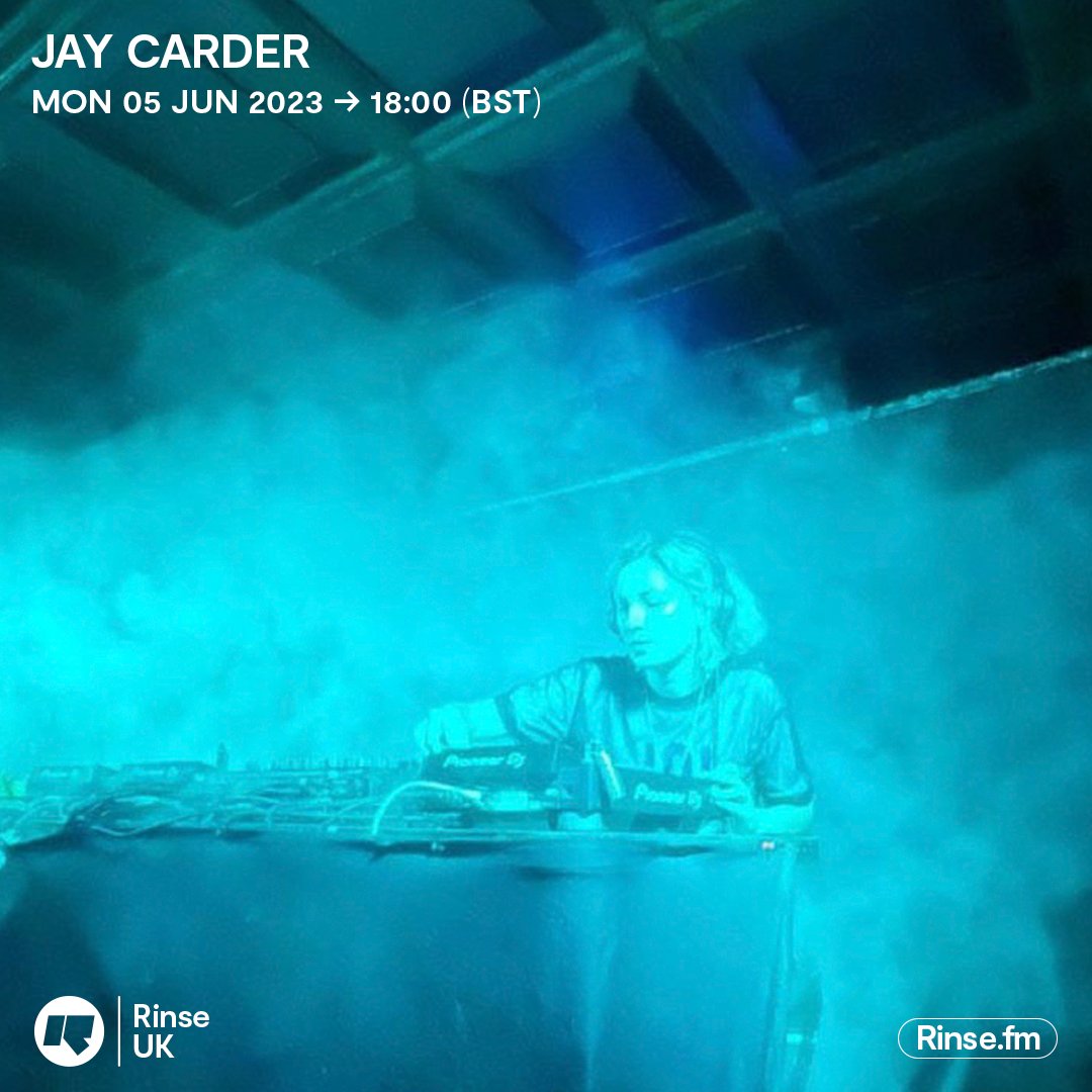 LIVE: It's <a href="/jaycarderdj/">Jay Carder</a> on rinse.fm + 106.8 FM 

#RinseFM