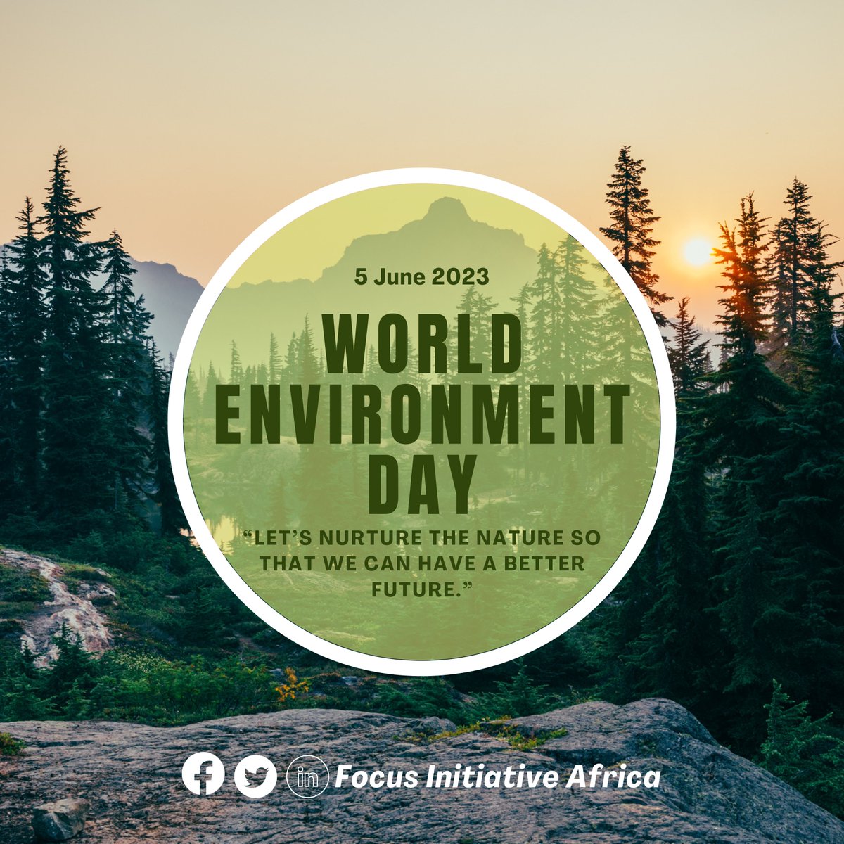 World Environment Day 2023 is focusing on the urgent mission of tackling plastic pollution through the powerful campaign called #BeatPlasticPollution. The theme is “Solutions to plastic pollution”. Let's nurture nature. #WorldEnvironmentDay_2023