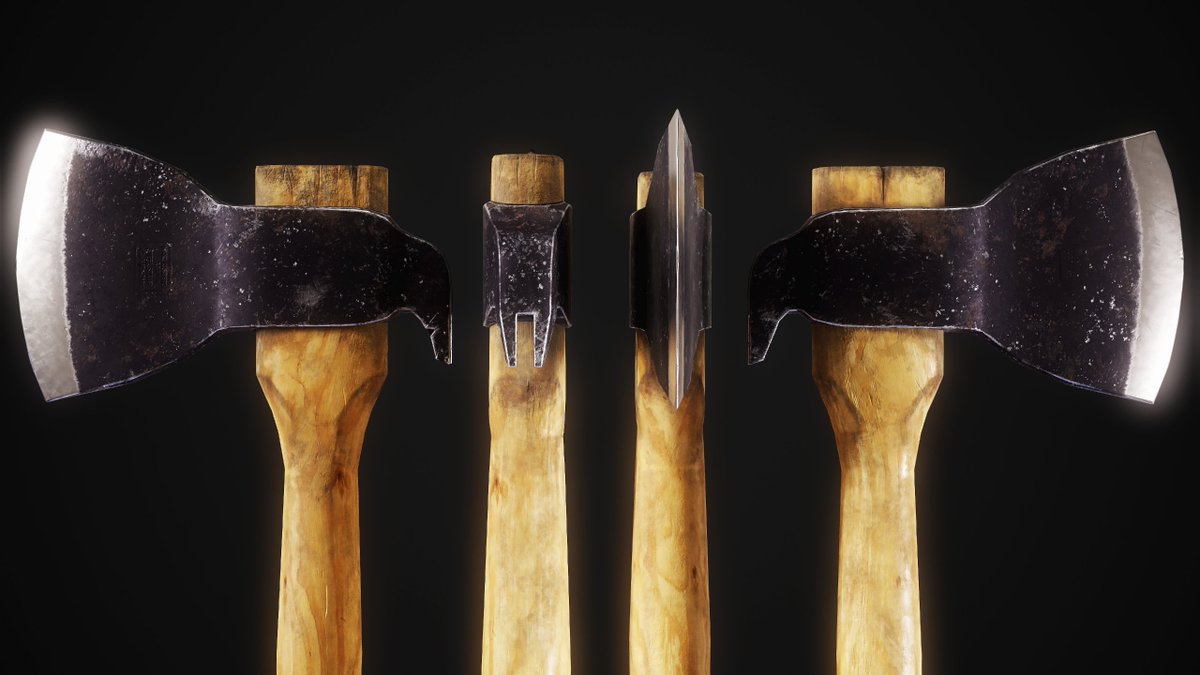 gordon_freemen_'s tweet photo. Handaxe (Hatchet) a game-ready, pbr, low-poly 3D model for sale > https://t.co/MMOAVf1Klf
#3d #3dmodel #3dhandaxe #3daxe #3dhatchet #gamerady #pbr #lowpoly #handaxe #axe #hatchet #firstperson #thirdperson #survivalgame #shootergame #melee #weapon #cutting #tool https://t.co/I5KL25tp5t