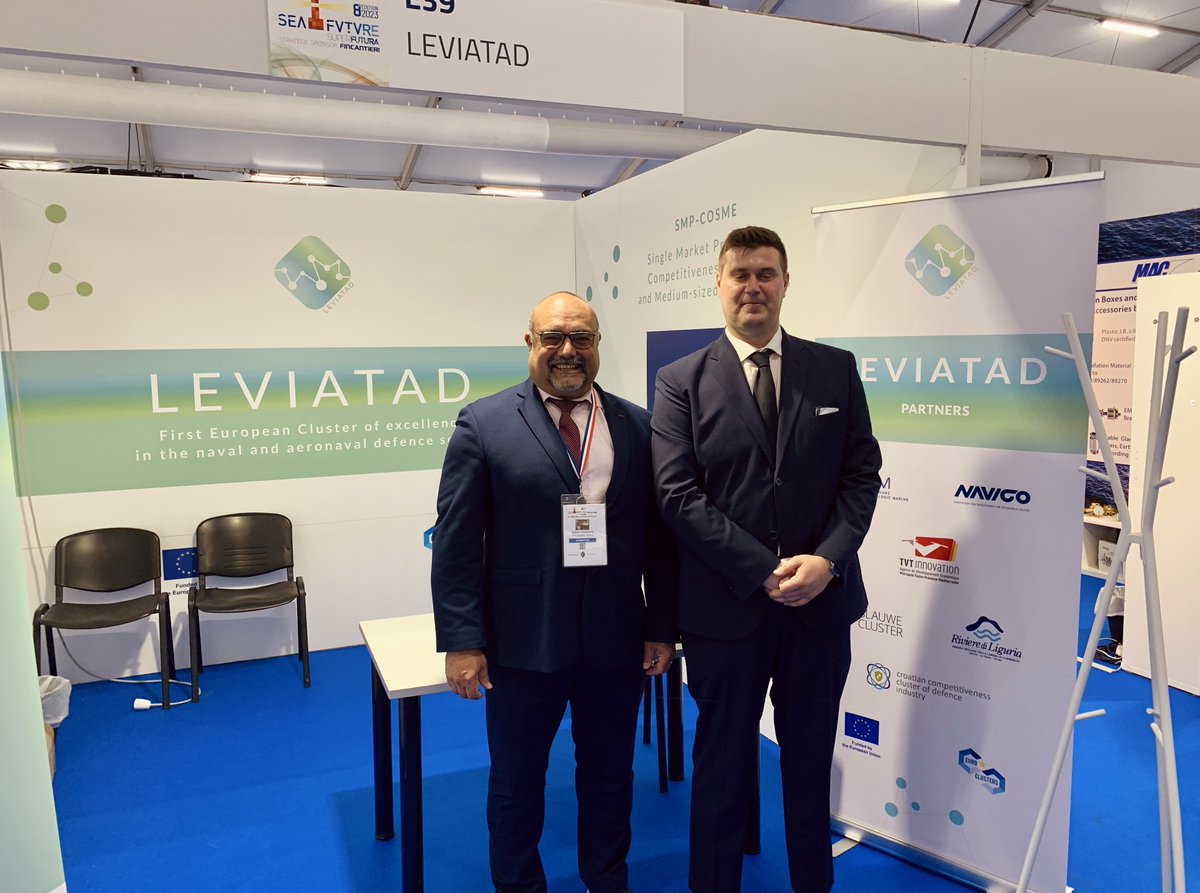 TVT_Innovation's tweet photo. 📷 C'est parti #seafuture2023 📷
✨En direct du Salon @seafuture avec @polemermed,
et @TVT_Innovation  

#DelairMarine #ATEM #ENNOVIA #leviatad #OriginalCustomComponents #Photospace #Pytheastechnology #Seagnal #arkeocean https://t.co/k0FEn1Cbuy