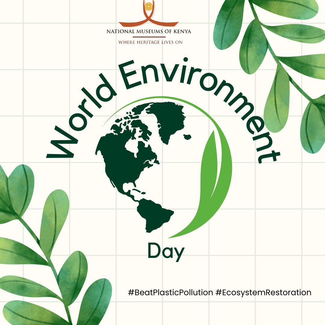 museumsofkenya's tweet photo. Happy World Environment Day!
Saying NO to single-use plastic bottles, bags, and straws will help us safeguard the environment. Instead, pick reusable substitutes to protect our oceans, wildlife, and future generations.
#beatplasticpollution #WorldEnvironmentDay_2023 https://t.co/3Hk07WR7QZ