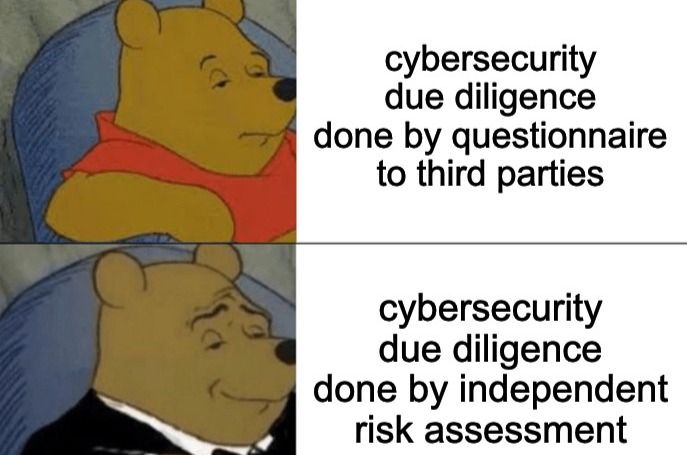 iamsally_safety's tweet image. Yes, Supply Chain Security is on of the current blind spots. Questionnaires method is tedious and poor effective for IT teams. We have a better way, give us the boring stuff and cover your blind spots with Intelligence. #preventbreach #datadrivensecurity
