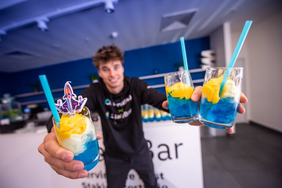 StakeBar (@stakebar) on Twitter photo Starting at 12:00 Today ๐
If you didn't already know, we are Serving the Best Staking Drinks๐ธat <a href="/Gateway_Conf/">Gateway to Cosmos 2023</a>
Stop by for a chat with our team and your first drink is on us! ๐ป Starting at 12:00 Today ๐
If you didn't already know, we are Serving the Best Staking Drinks๐ธat <a href="/Gateway_Conf/">Gateway to Cosmos 2023</a>
Stop by for a chat with our team and your first drink is on us! ๐ป