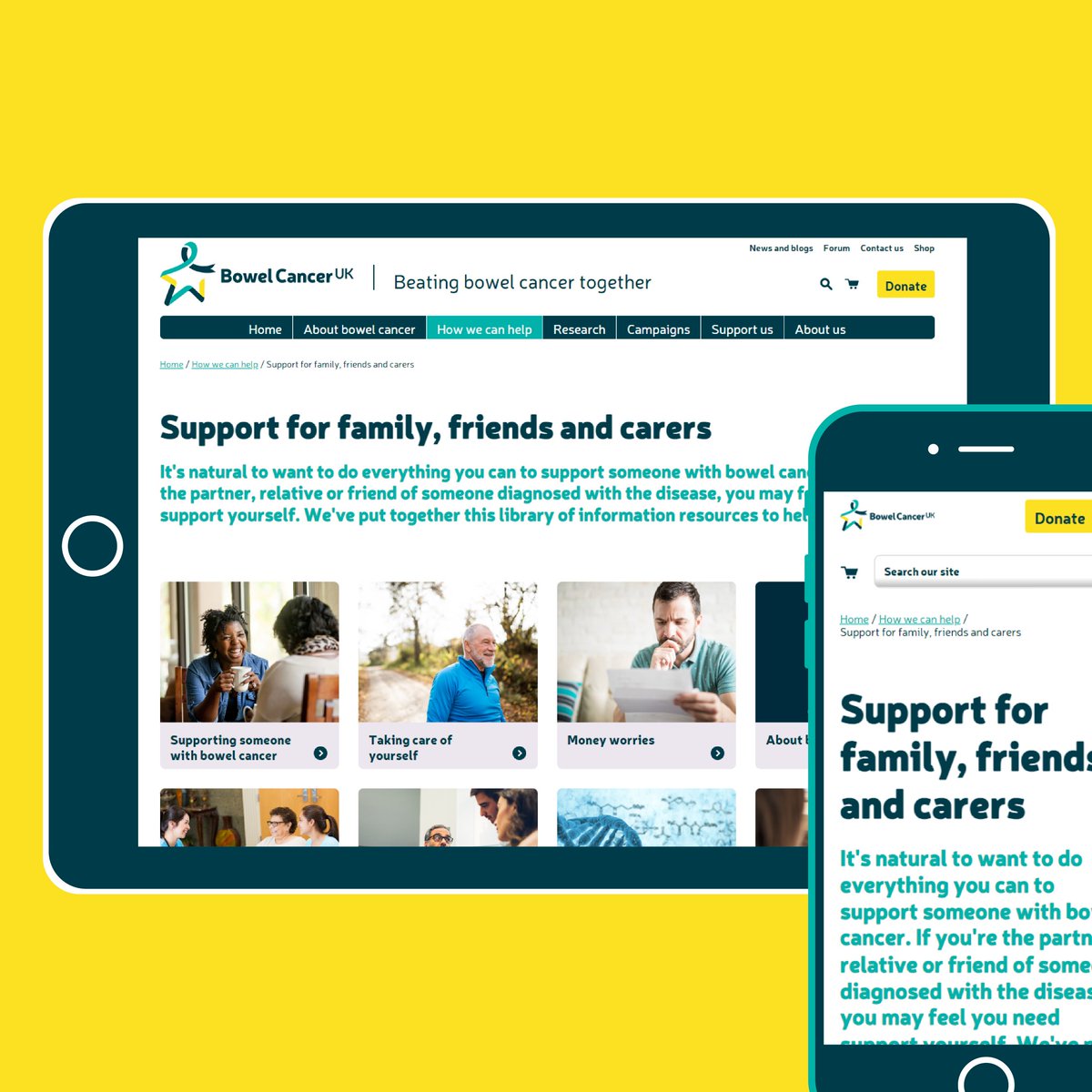 Bowel cancer can have a huge impact on those who care, support, and look after people affected by the disease. 
This #CarersWeek, check out <a href="/bowelcanceruk/">Bowel Cancer UK</a>'s newly launched Family, Friends and Carers Hub and find out about support available to you👇

bowelcanceruk.org.uk/how-we-can-hel…