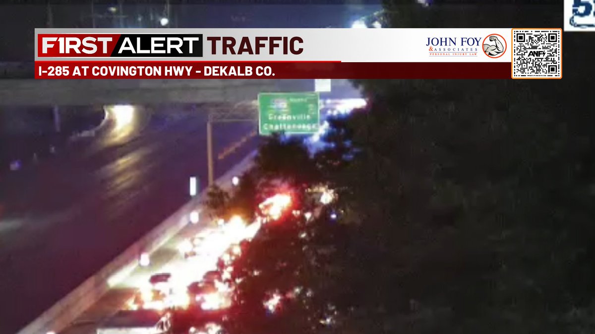 Courteney Jacobazzi on Twitter "Crash blocks 3 lanes on I285 NB at