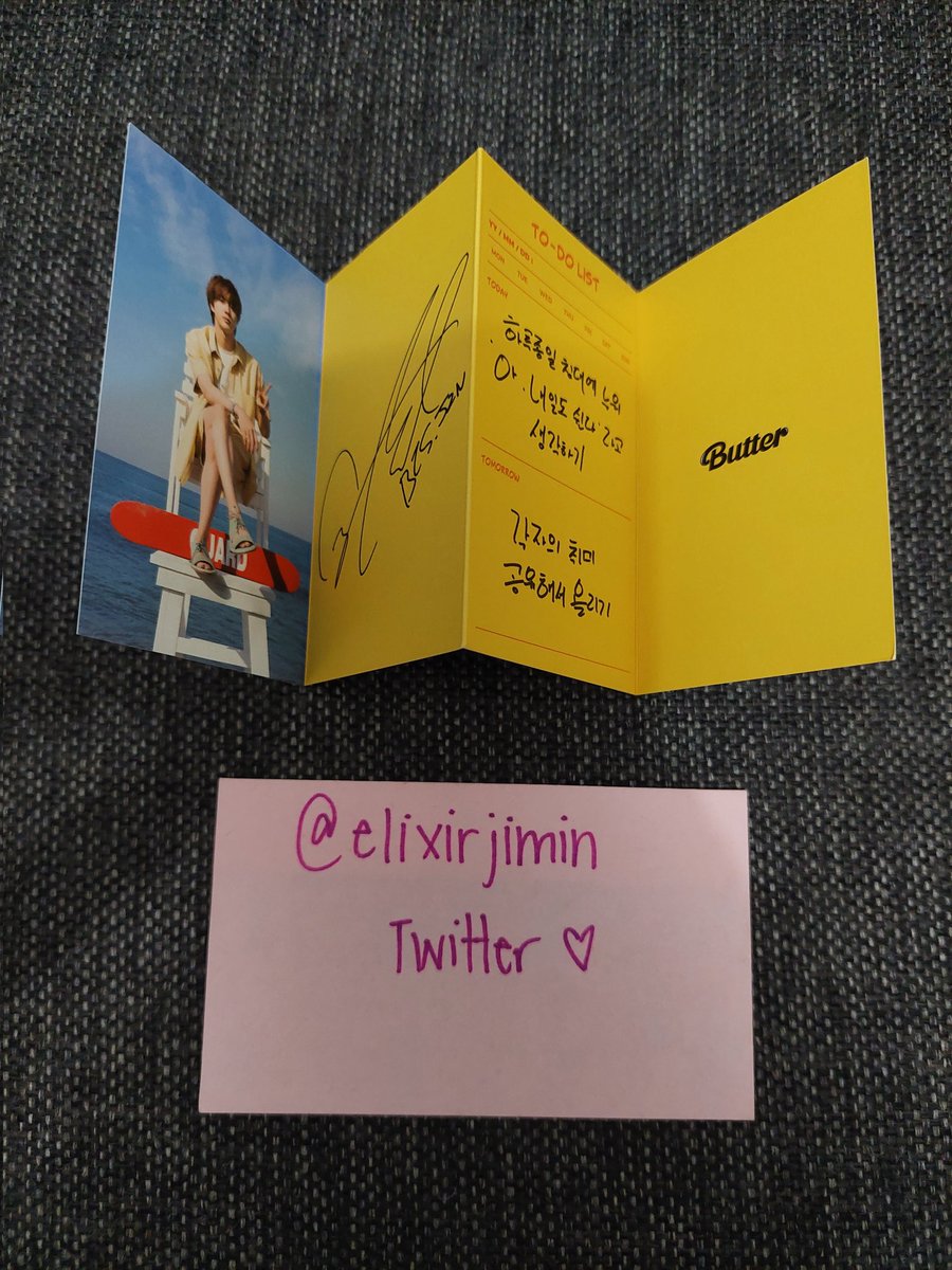 elixirjimin's tweet image. wts lfb ph

✨ BTS Jin message card

➡ ₱60

#elixirjmnonhands
🏷 bts seokjin butter mc