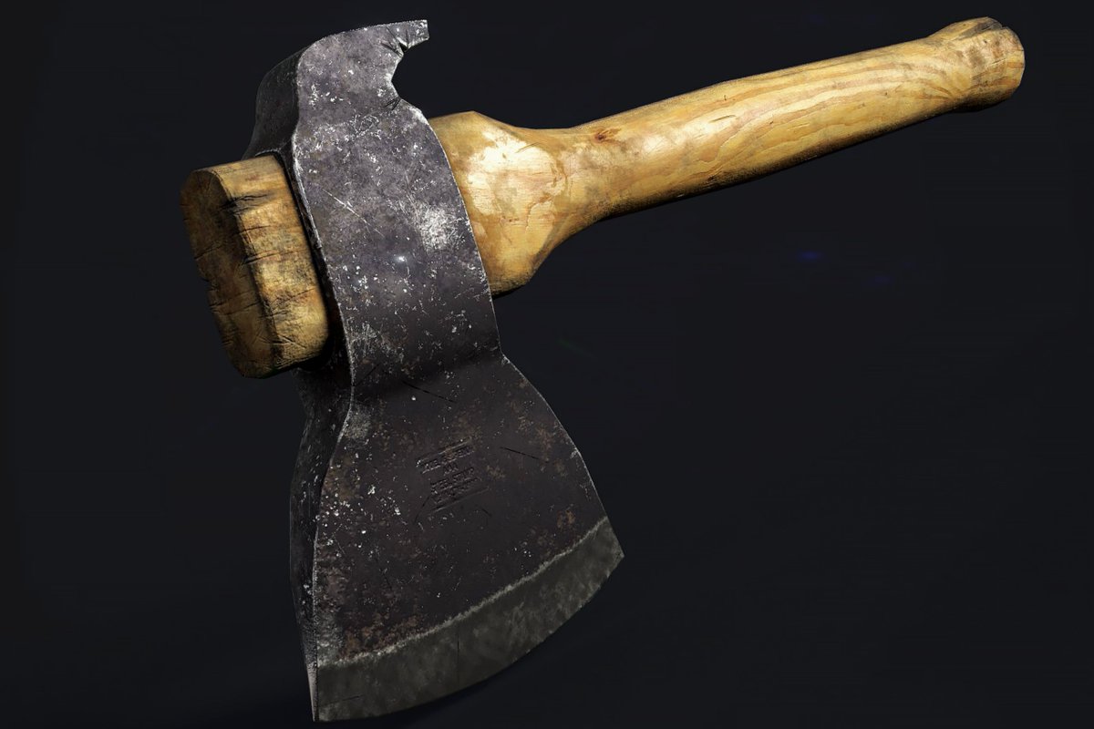 gordon_freemen_'s tweet photo. #3Dmodel of a Hand Axe, can be used as a #tool or as a #melee #weapon for a survival/shooter game. Get your model here > https://t.co/MMOAVf1cvH
#3d #3daxe #3dhatchet #3dhandaxe #3dweapon #melee #axe #matchete #firstperson #thirdperson #shootergame #survivalgame #cutting #damage https://t.co/7rmSLDMlRR