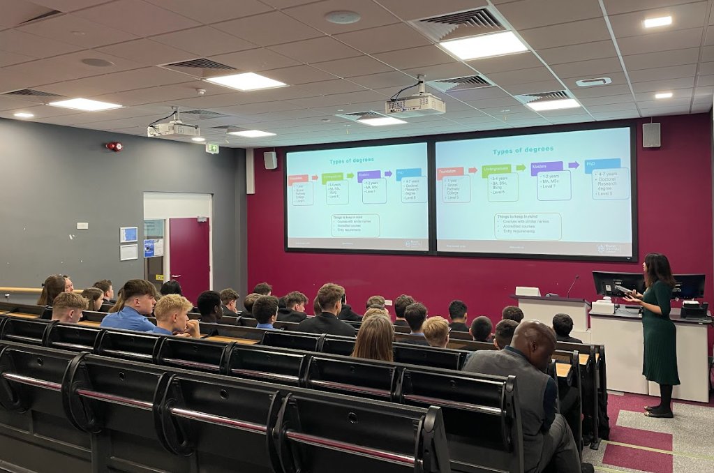 As part of our Careers and Future Choices program,  Brunel University offered Christ’s College the opportunity to take 50 students to visit them and find out more about the University. The timing of the visit coincided with our 5th Enrichment day.