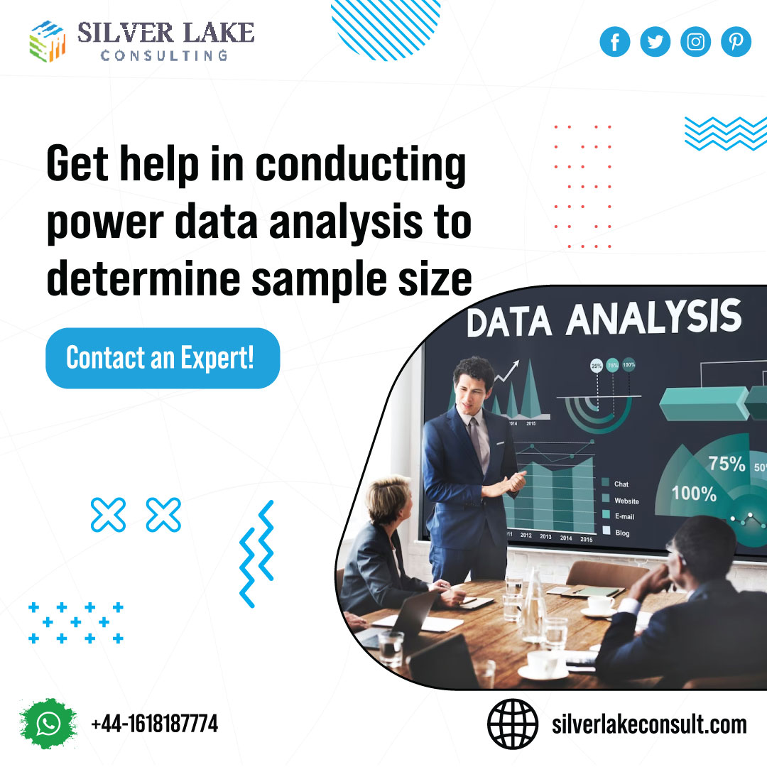 The best way to determine the sample size we conduct a power data analysis for every topic.
Explore: silverlakeconsult.com/statistical-po…
.
Enquire Now: -
:- (+44) 161 818 7774
:- contact@silverlakeconsult.com

#dataanalysis #dataresearch  #statistics #StatisticalAnalysis