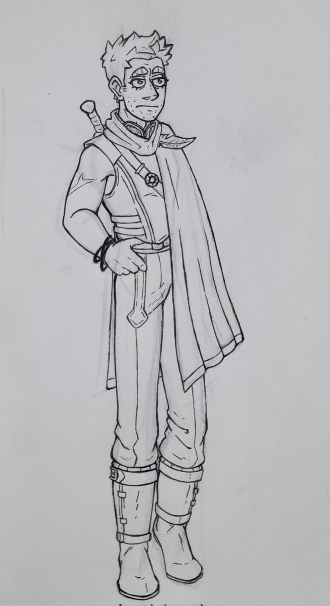 DrinkerOfPaint2's tweet photo. Art machine still broke so he's not exactly how he is in my head but this is basically the design I'm going for https://t.co/WkVje0Dn3X