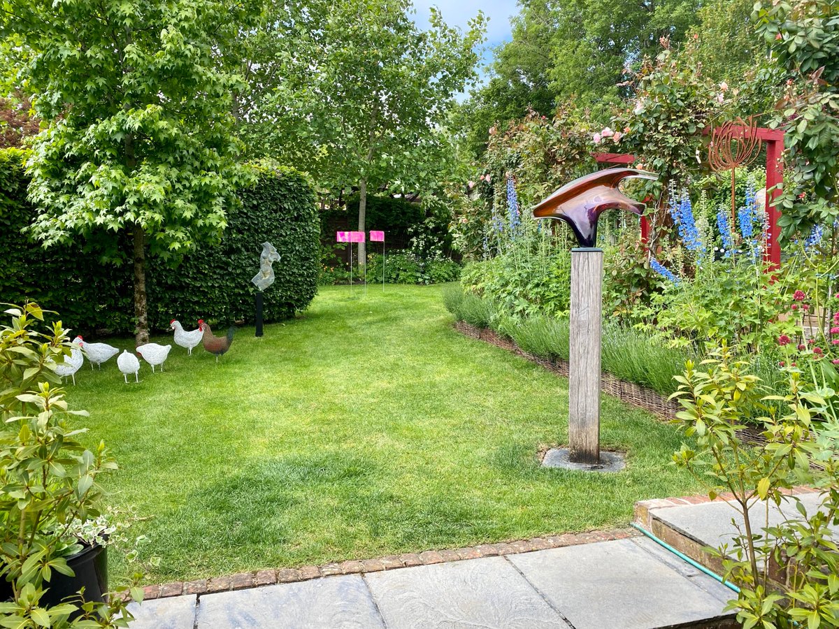 Next Sunday 11th June, AppArt's Sculpture garden will be open as part of Grayswood Village Open Gardens from 10 am.
We have added several new sculptures in the last two years so there is plenty of new work to see.