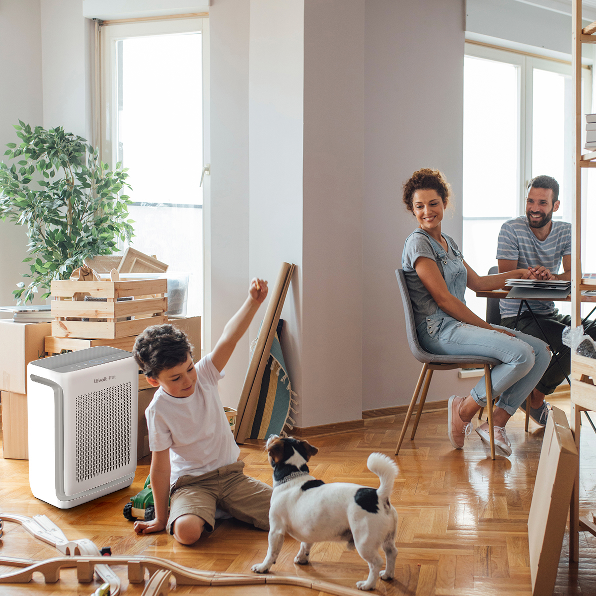 LevoitThailand's tweet photo. Enjoy your quality time with baby and furbabies by breathing fresh and clean air    Levoit care about wellness 
#Levoit #Vital100S #Vital200S
🛒ซื้อออนไลน์ที่ :
Shopee:   https://t.co/v2um2Kl0P2
Lazada :  https://t.co/AgonlWJMDC
NocNoc:  https://t.co/VdMDqLny0Q
Tiktok  Store https://t.co/rc5E6e3fZD