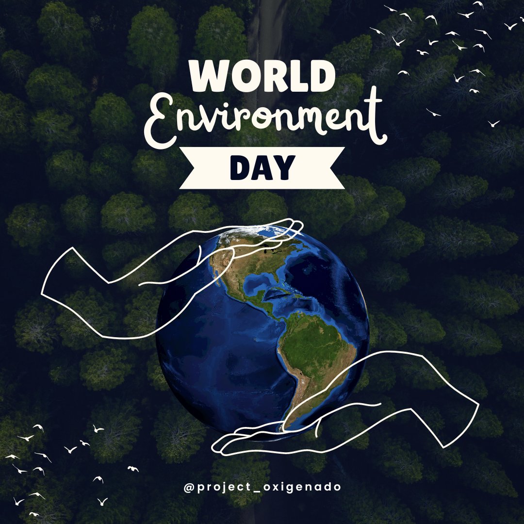 ProjOxigenado's tweet photo. #HappyWorldEnvironmentDay! 🌍✨
From #cleanair to #breathtakingviews, the environment has nurtured, provided for us and sustained us. Let's celebrate the #beautyofnature and work to #preserve, #protect and reciprocate the love. Together, we create a sustainable future.🌿💚 https://t.co/DBPFYPW1qI