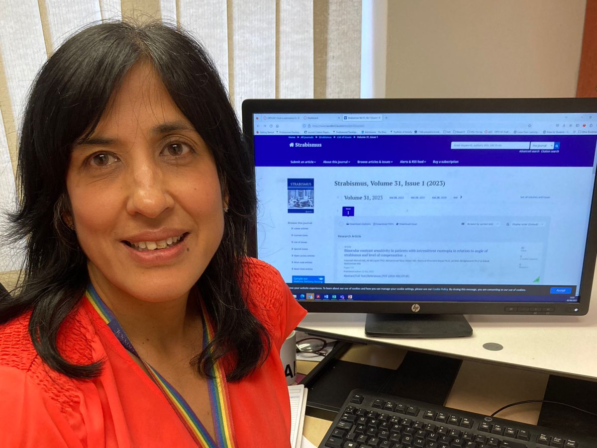 StrabJournal's tweet photo. It's #WorldOrthopticDay2023 &amp; here at #Strabismus #orthoptists are integral to what we do. Here's 2 @JigsMehta1, editorial noard member &amp; @Drannaoc co-editor in chief. We're also very proud of our links with @followIOA &amp; publishing the IOC transactions 
https://t.co/iZT9ewWcPf https://t.co/YoTzvIIqWO