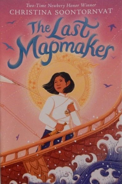 JillBennett18's tweet photo. A compelling adventure on the high seas #TheLastMapmaker @soontornvat @WalkerBooksUK is #RedReadingHubโs #fiction book #kidlit of the day reviewed on the blog https://t.co/hhoNZsDd2k https://t.co/OJylDzo5S2