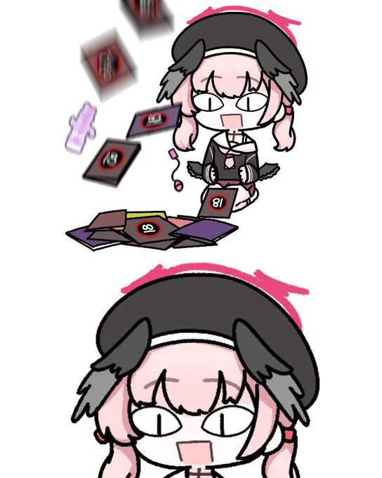 #ブルアカ   コハルの食事時間