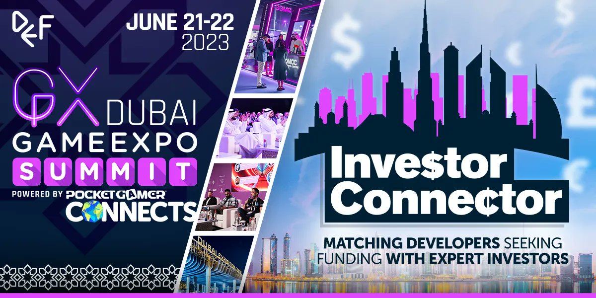 Seeking funding for your game? Connect with investors looking to spend the right kind of money in the right sector with the Investor Connector at the Dubai #GameExpoSummit! 💵

🗓 June 21-22

Sign up now: bit.ly/42s7Uq7

@DubaiDET

#DEF #GameExpo