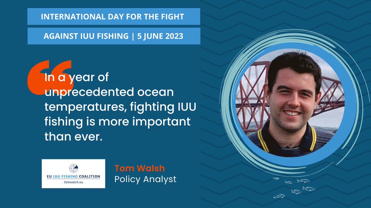 Today is the International Day for the Fight against Illegal, Unreported and Unregulated Fishing. 

The EU IUU Coalition works to ensure the European Union continues to lead this fight. Learn more about what we do here: shorturl.at/pwN68
#FightIUUFishing #SaveOurOcean