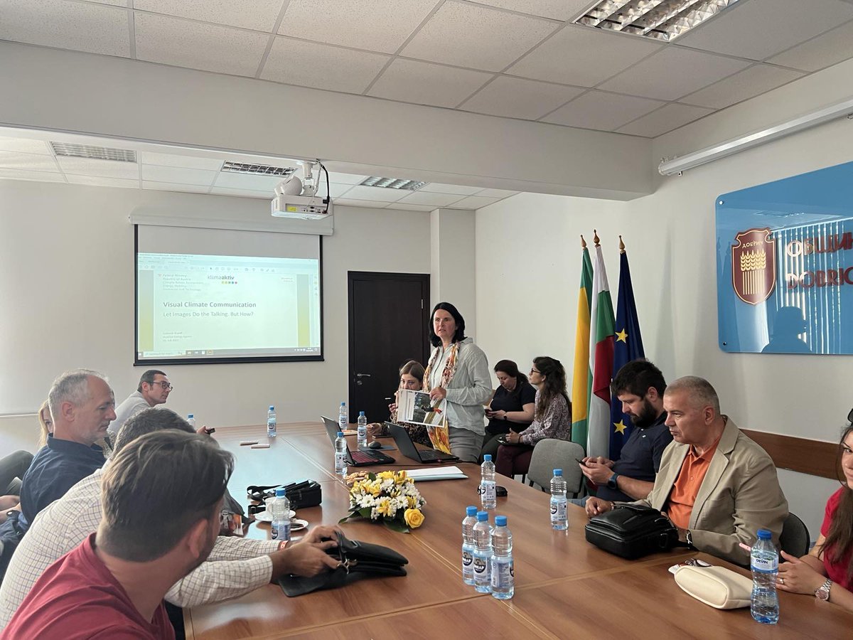 ExciteH2020's tweet photo. Today we started our peer-to-peer visit in Dobrich, 🇧🇬 where we were welcomed by the Mayor, and later visited a step-by-step renovated kindergarten.
More sites and RES projects to visit later on, but of course, there will be time for some sightseeing, too!😎🏖️ https://t.co/yh2o5nTWUF