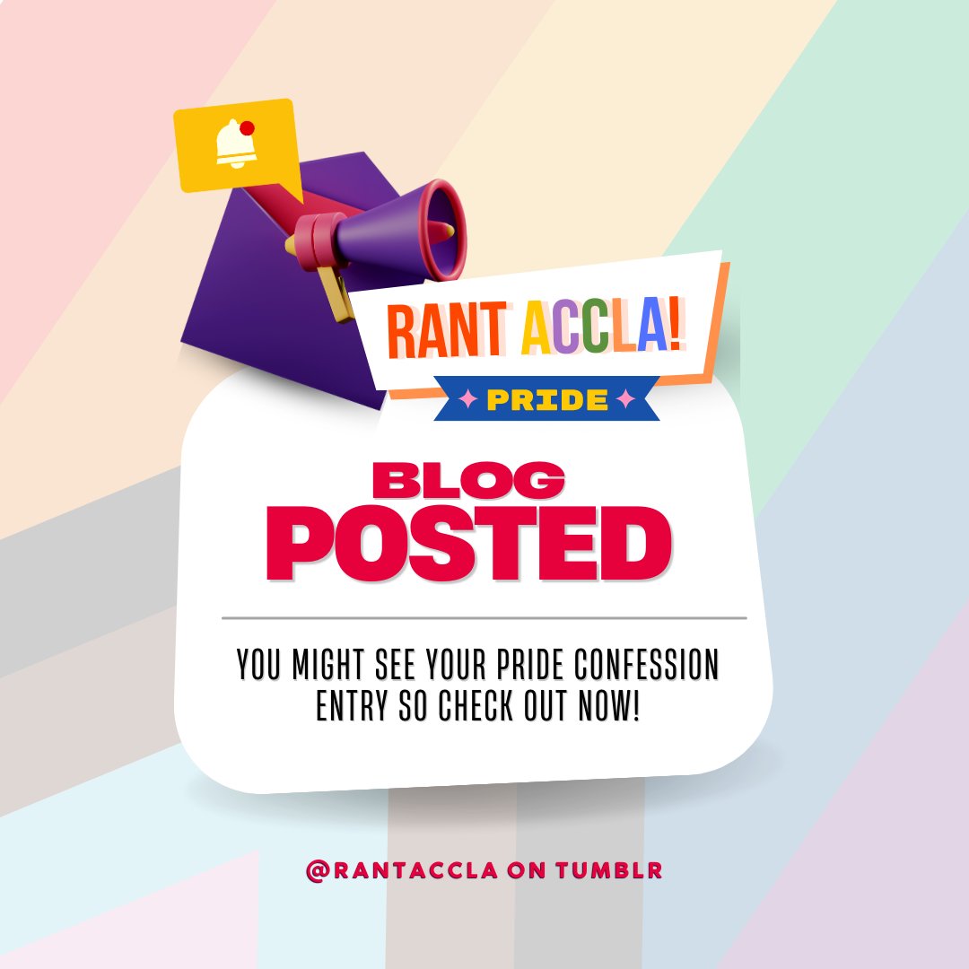2minDig's tweet photo. Thank you, Accla! 🏳️‍🌈

In celebration of Pride Month, we are excited to launch our blog, Rant Accla! We have collated all the rants and confessions of our fellow people in social media.

READ HERE: https://t.co/nFUIV2BMWy https://t.co/vNdZmqT9lY