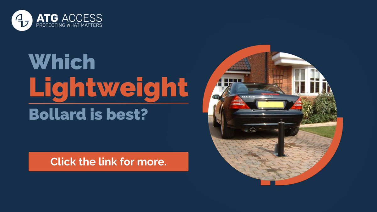 A driveway bollard is a great way to deter thieves from stealing your vehicle from the driveway, however knowing which bollard is best for you, can be difficult.

We’ve created an easy guide to help: atgaccess.com/lightweight-bo…