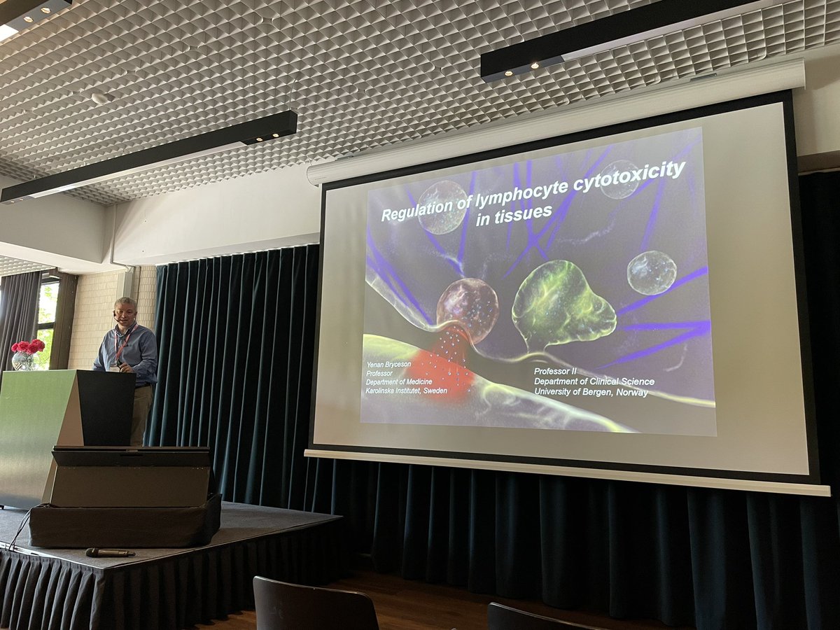 Great talk by <a href="/scandjimmunol/">Scandinavian Journal of Immunology</a> editorial board member Yenan Bryceson on tissue-resident T cells in the skin!  <a href="/SSI_immunology/">SSI</a>