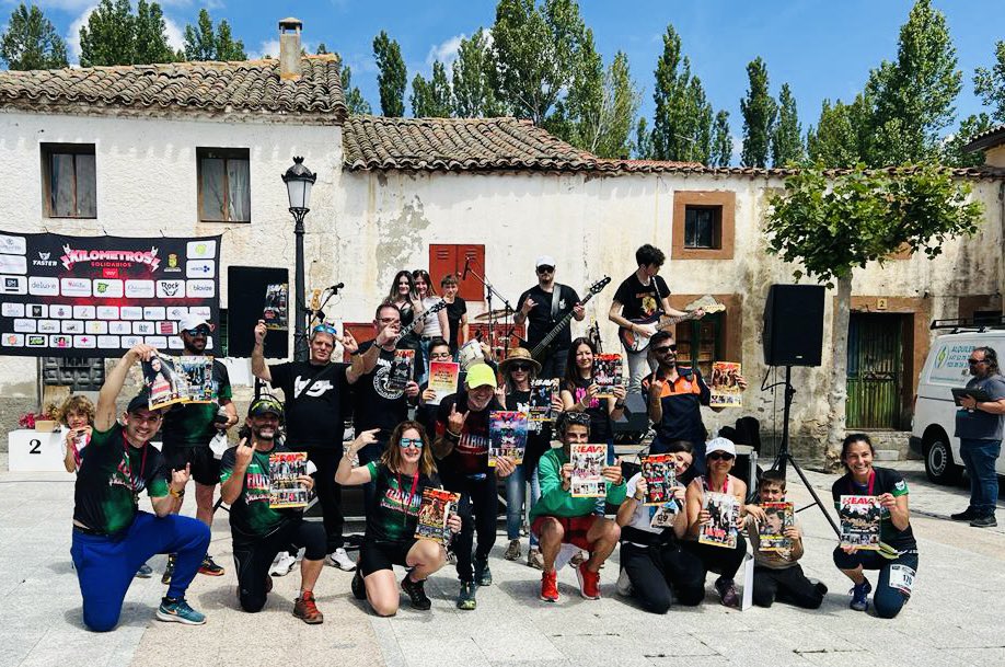 mariskalrock's tweet photo. Más “Kilómetros Solidarios” ( Gascones) con nuestro atleta favorito el gran Josete con LH de estandarte.Gracias por la colección completa y a los emergentes Killer Kids y The Milde que pusieron la marcha rockera. #laheavy452 #alpideusera #killerkids #themilde #gascones https://t.co/co2xJAVgXJ