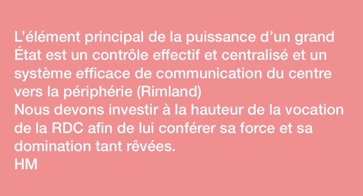 MutomboHenry's tweet photo. #RDC #Union_sacree
Puisque le Pdt de la République @fatshi13 veut d’un Congo fort, uni et prospère, soyons tous engagés pour la conquête de notre véritable statut d’un peuple fort pour un État fort. Membres du gouvernement, sociétés civiles, élites à ns de bâtir la RDC de demain https://t.co/d9oFyFdJyk