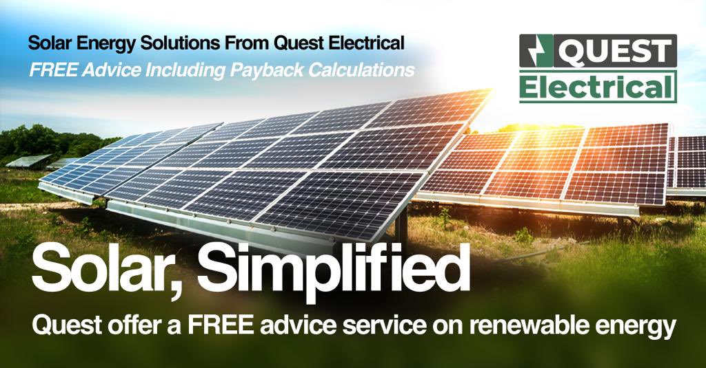 Quest_Ltd's tweet photo. ✅ FREE Quotation Service 

✅ FREE Site Assessment &amp; Survey 

✅ FREE Design Service 

✅ FREE Payback Calculation 

✅ Nationwide Installation 

✅ Full Maintenance &amp; Aftercare

☎️ 01282 838 000

💻 https://t.co/i76xSs4vnz

📧 sales@questelectrical.co.uk https://t.co/GCQTvGALHW
