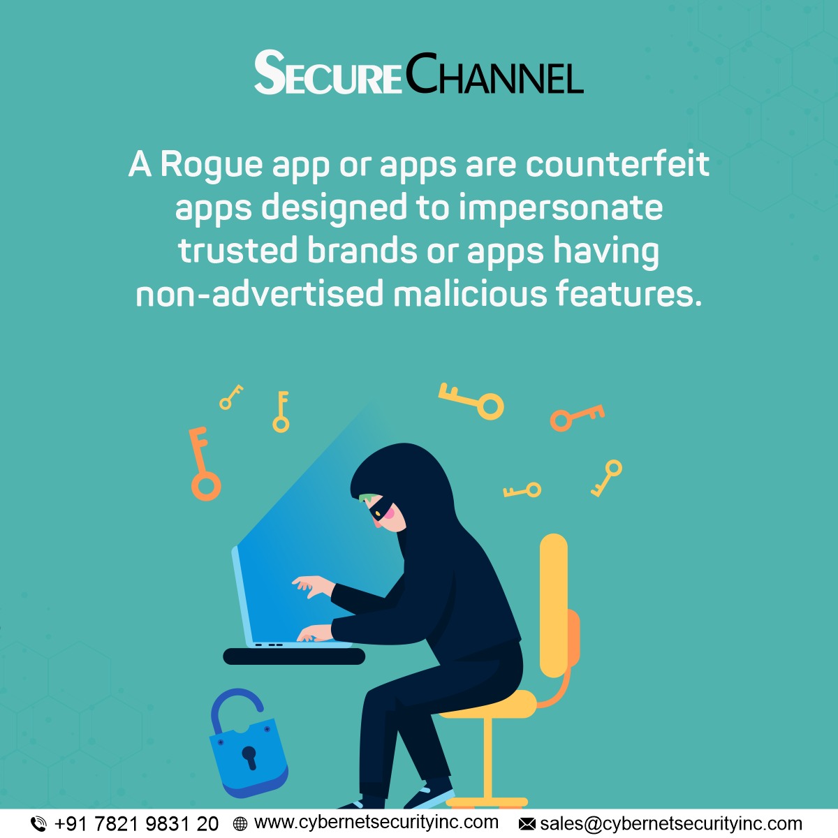 Beware of #RougeApps 
Do you have #SecureChannel security in your system?  #cybersecurity #security #cybersecuritytraining #banks #securityservices #phoneapplication #cyberattack #applicationsecurity #softwaresecurity #cybernetsecurity #paymentapplication #paymentapplication