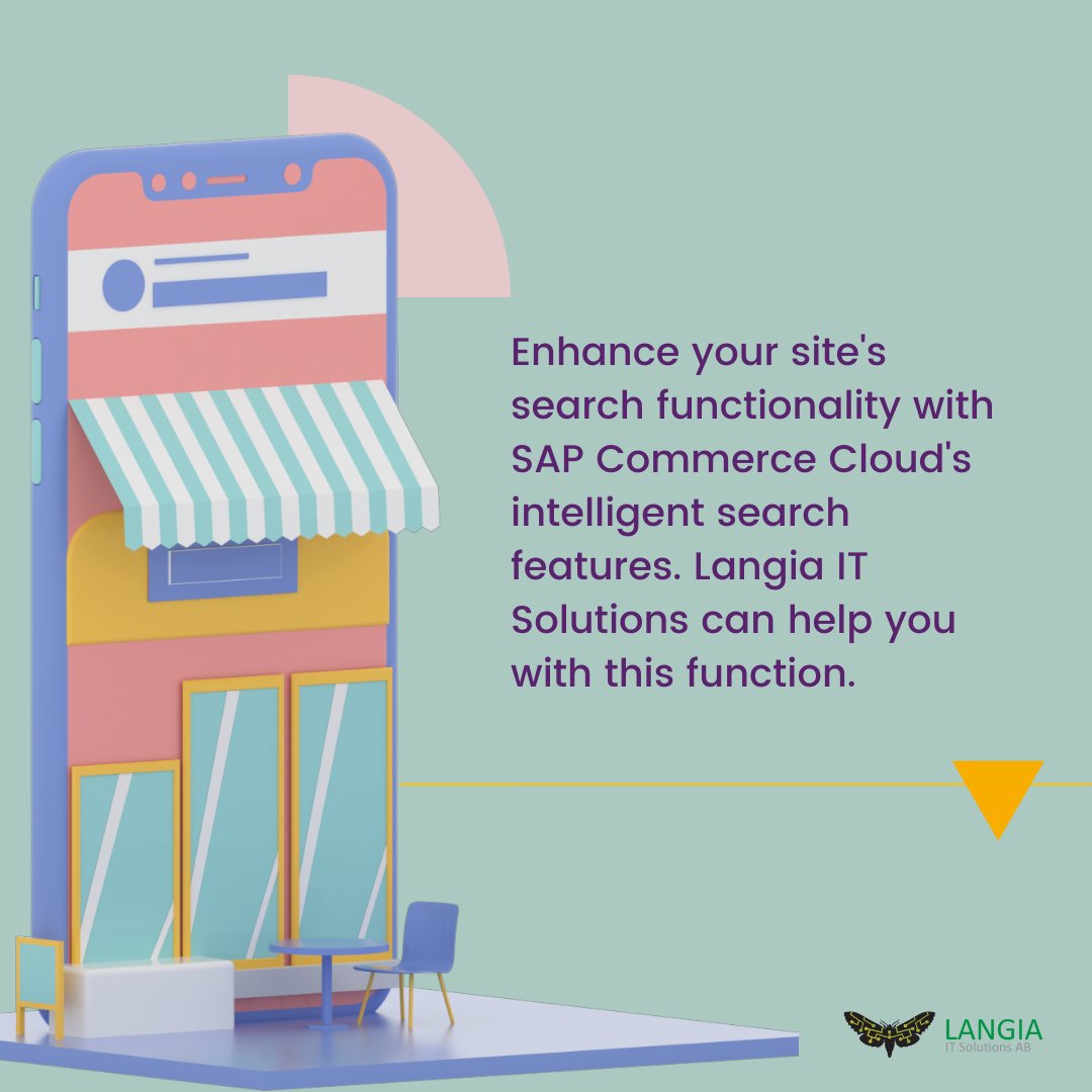 LangiaIT's tweet image. Enhance your site&apos;s search functionality with SAP Commerce Cloud&apos;s intelligent search features. Langia IT Solutions can help you with this function.

hubs.ly/Q01P5YRd0

#SiteSearch #IntelligentSearch #SAPCommerce #EcommerceManager #LangiaITSolutions