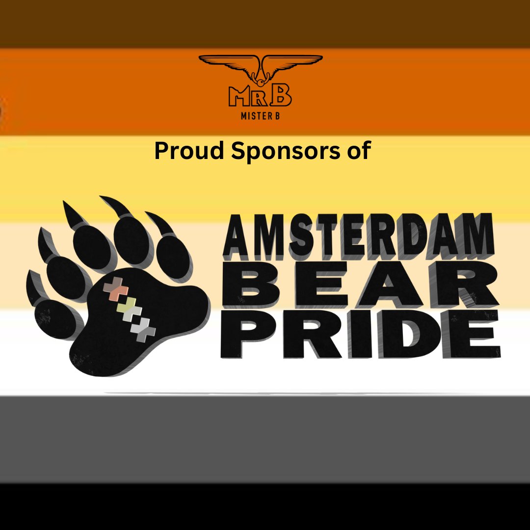 Mister B is a proud sponsor of Amsterdam Bear Pride.?

From 7 to 11 June 2023, it will happen at last: